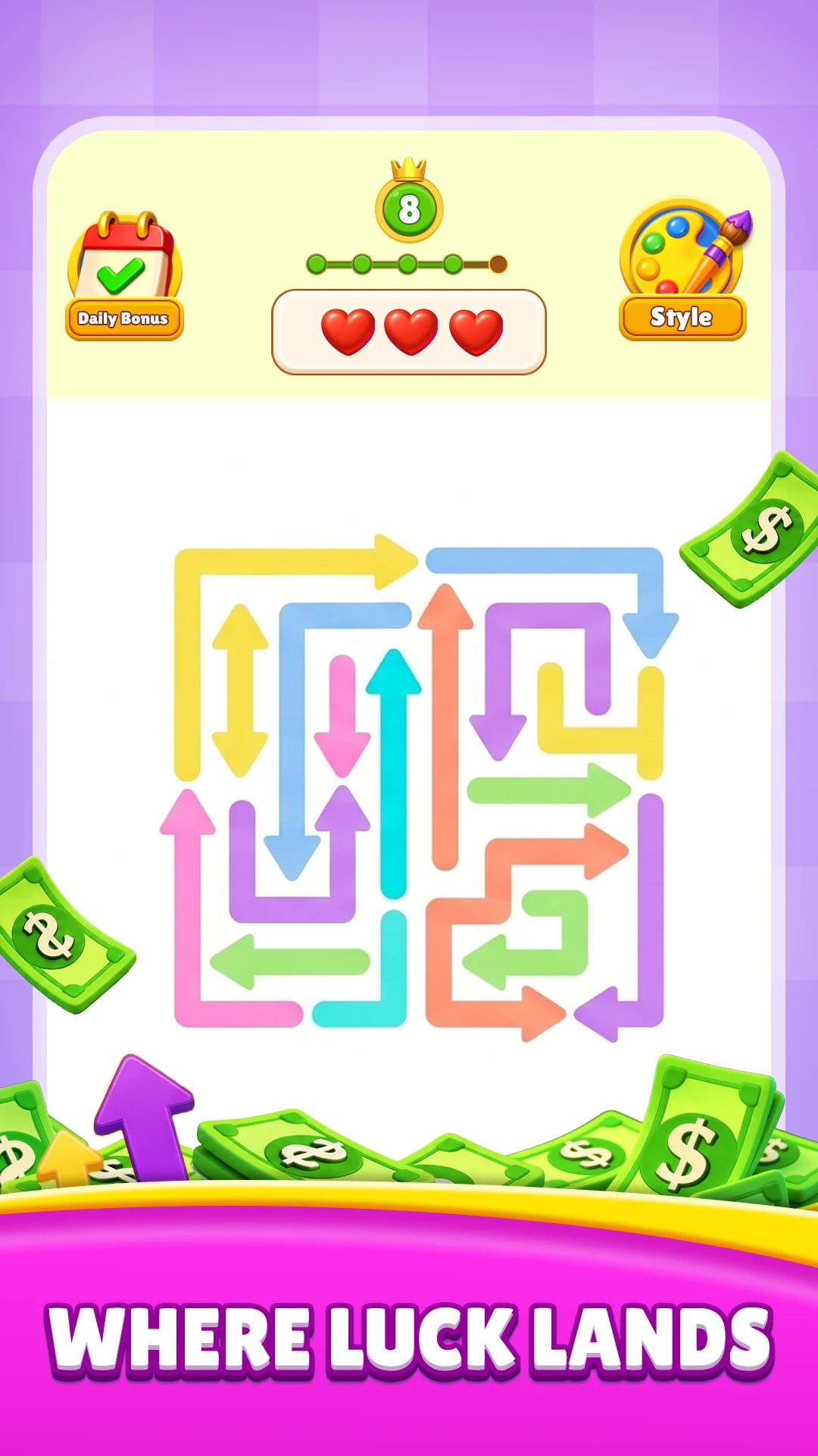 Lucky Arrows: Tap & Win screenshot